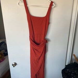 Saturn Midi Wrap Dress